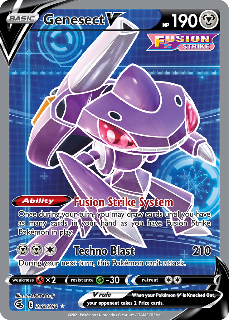 Fusion Strike Genesect V #254/264