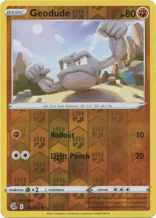 Fusion Strike Geodude #135/264 reverse holo