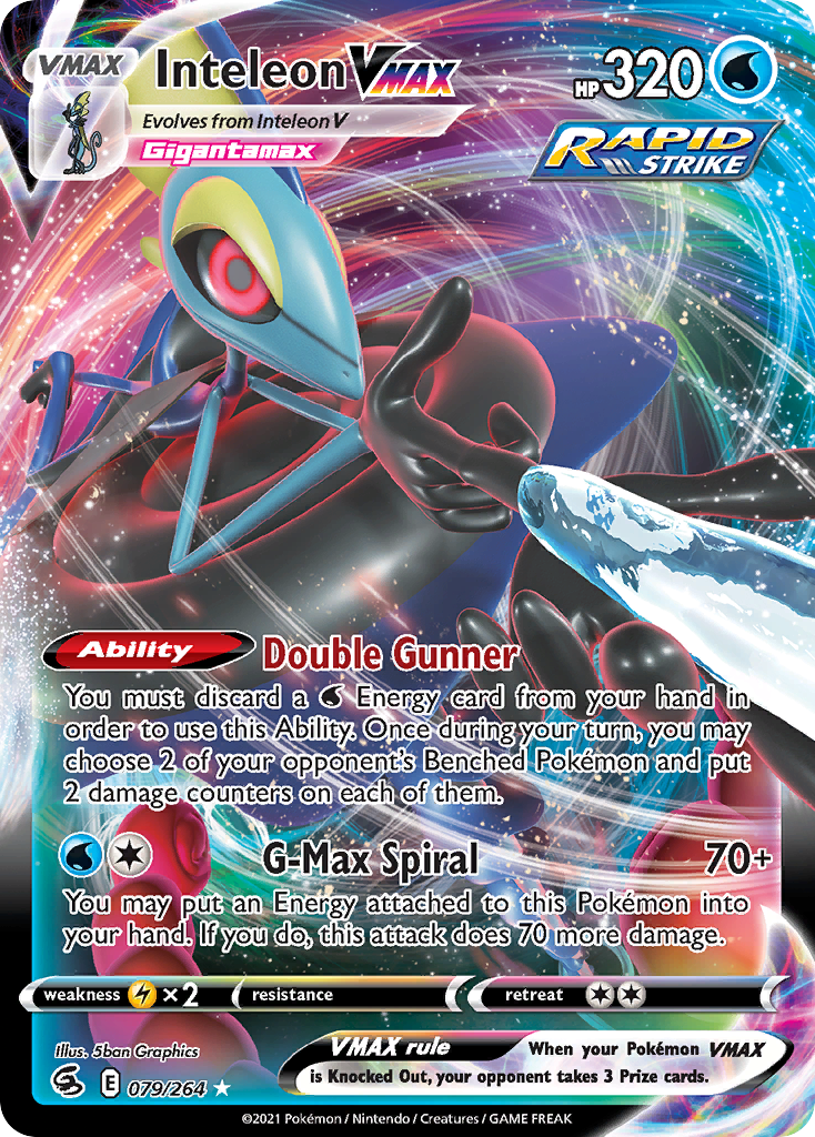 Fusion Strike Inteleon VMAX #79/264