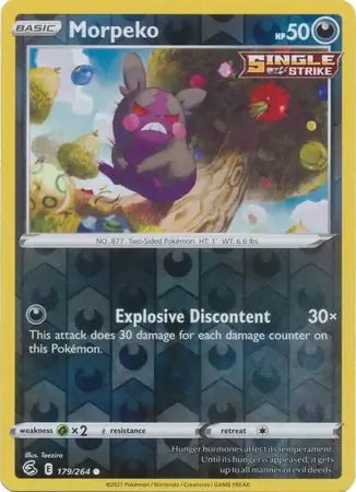 Fusion Strike Morpeko #179/264 reverse holo
