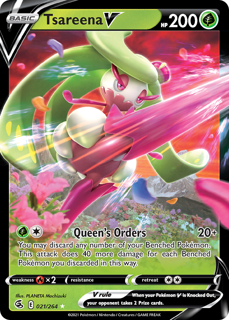 Fusion Strike Tsareena V #21/264
