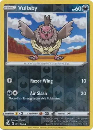 Fusion Strike Vullaby #172/264 reverse holo