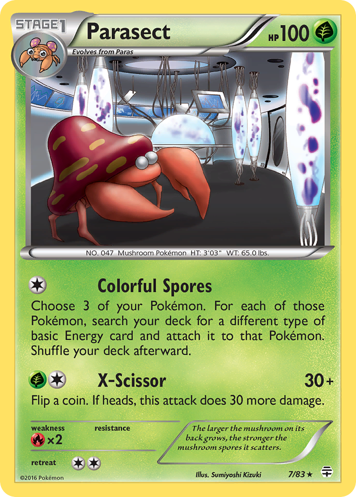 Generations Parasect #7/83