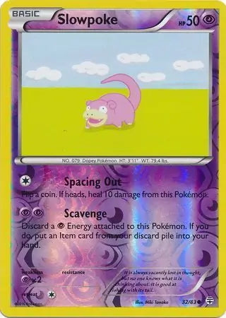 Generations Slowpoke #32/83 reverse holo