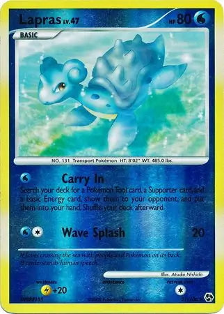 Great Encounters Lapras #21/106 reverse holo