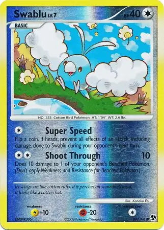 Great Encounters Swablu #86/106 reverse holo