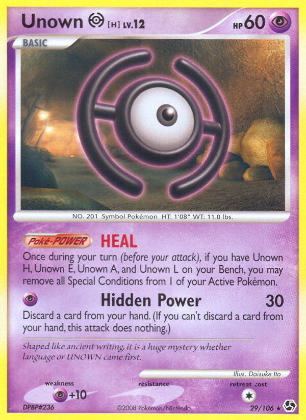 Great Encounters Unown H #29/106