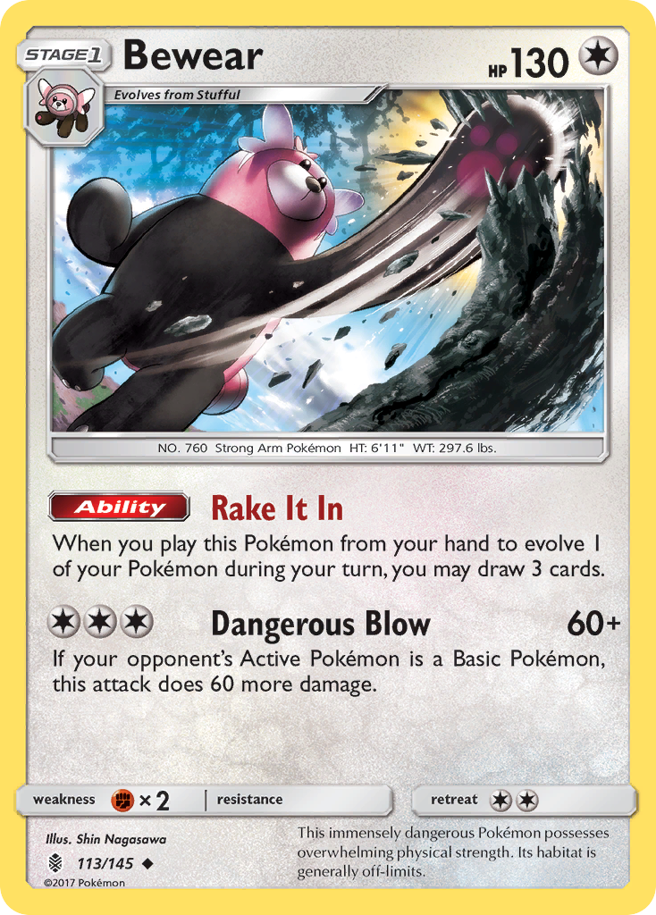 Guardians Rising Bewear #113/145