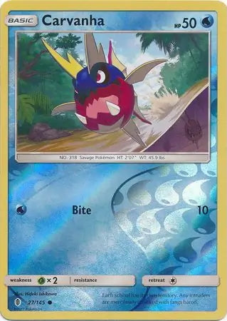 Guardians Rising Carvanha #27/145 reverse holo
