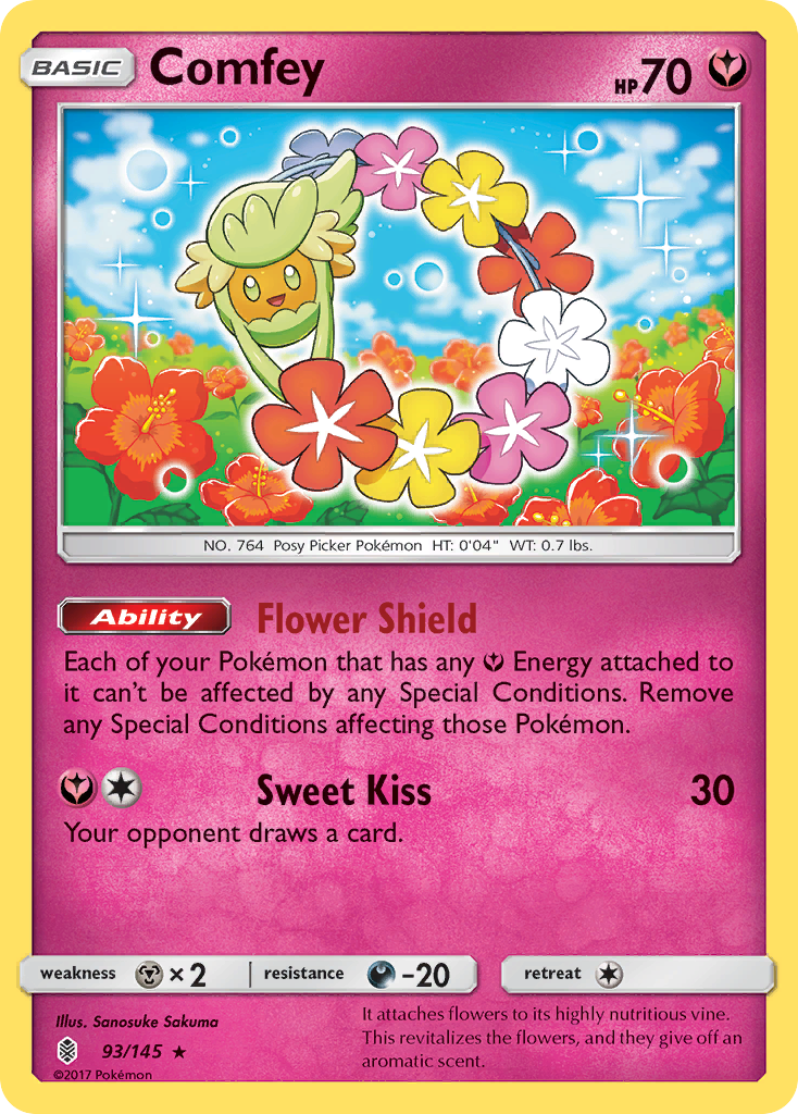 Guardians Rising Holo Comfey #93/145