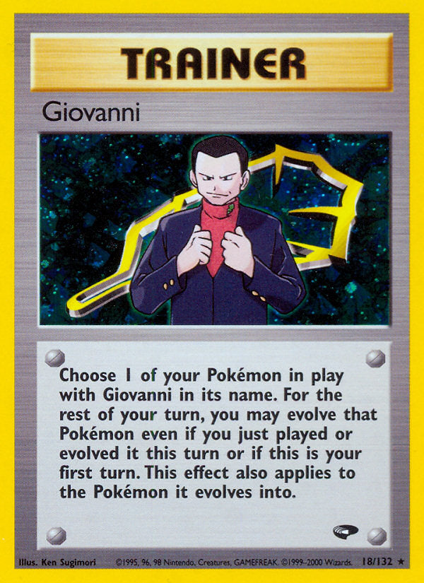 Gym Challenge Holo Giovanni #18/132 unlimited
