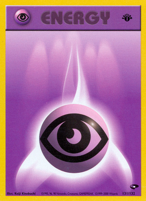 Gym Challenge Psychic Energy #131/132 first edition