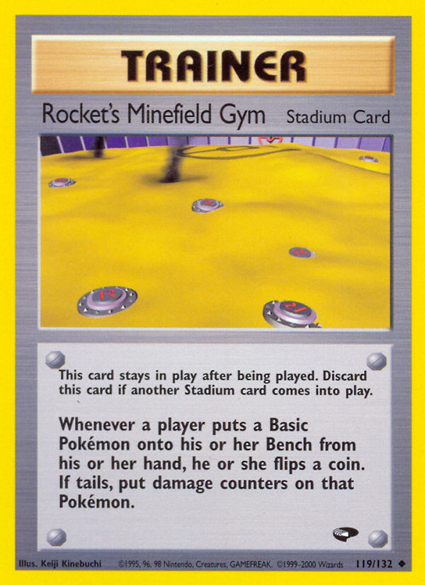 Gym Challenge Rocket's Minefield Gym #119/132 unlimited