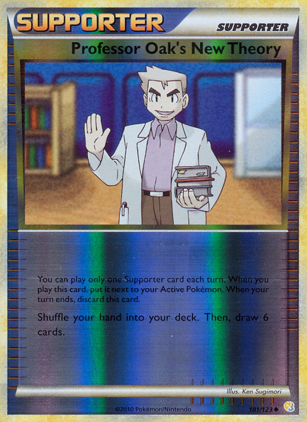 HGSS Professor Oak's New Theory #101/123 reverse holo