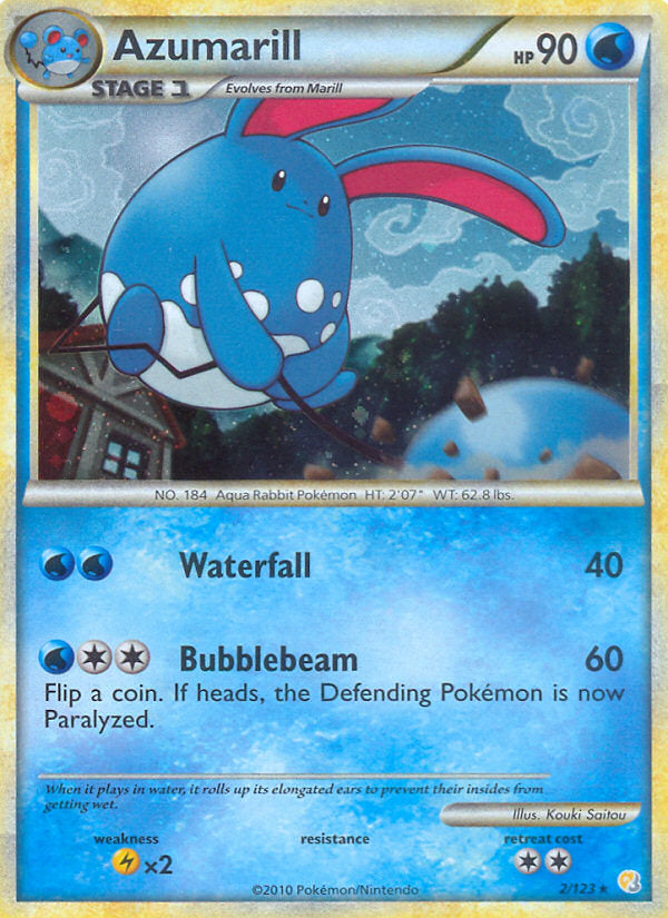 HeartGold SoulSilver Holo Azumarill #2/123