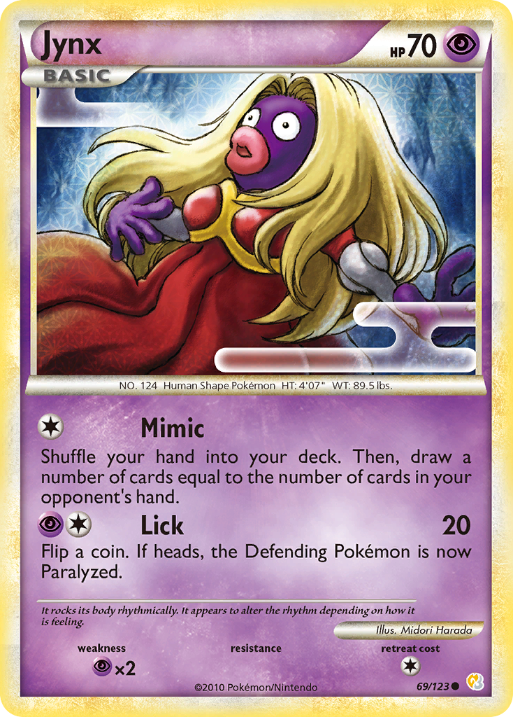 HeartGold SoulSilver Jynx #69/123
