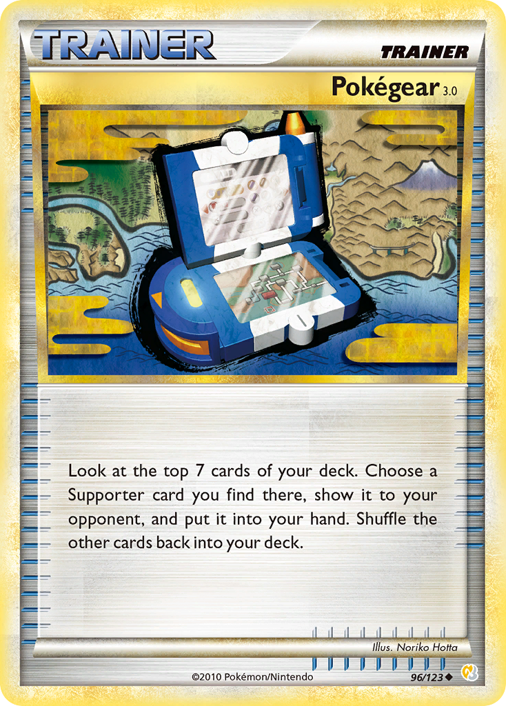 HeartGold SoulSilver PokeGear 3 #96/123