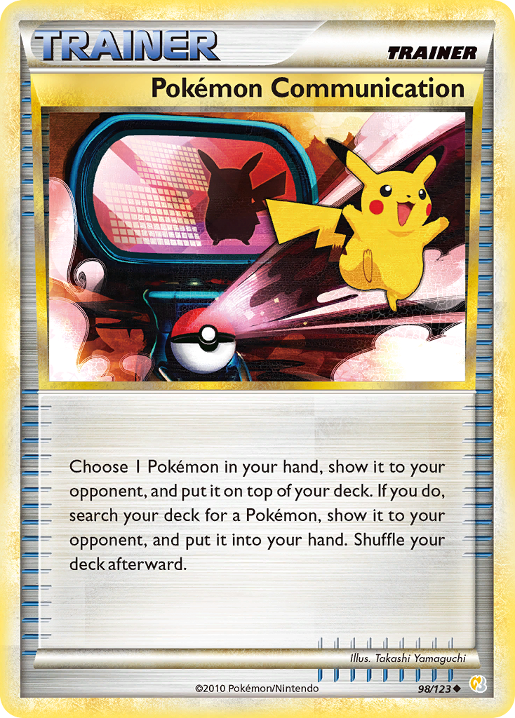 HeartGold SoulSilver Pokemon Communication #98/123