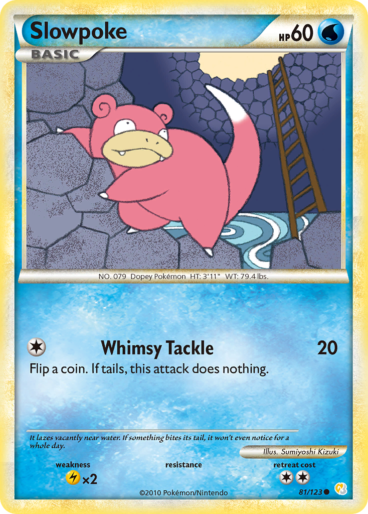 HeartGold SoulSilver Slowpoke #81/123