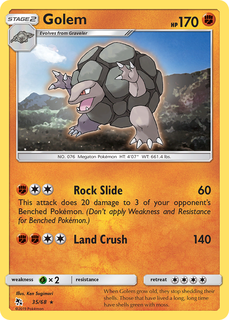 Hidden Fates Golem #35/68