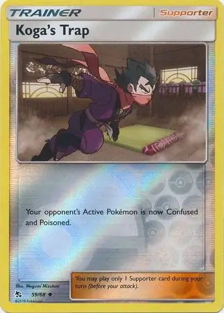 Hidden Fates Koga’s Trap #59/68 reverse holo