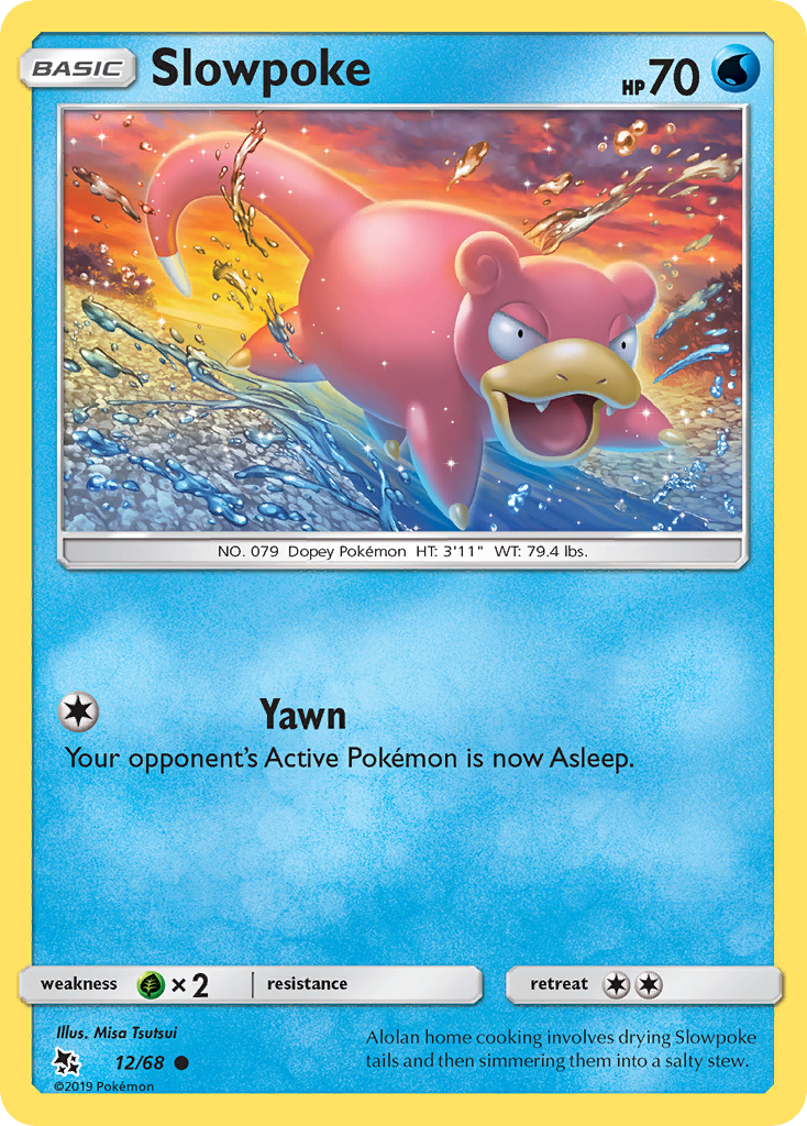 Hidden Fates Slowpoke #12/68