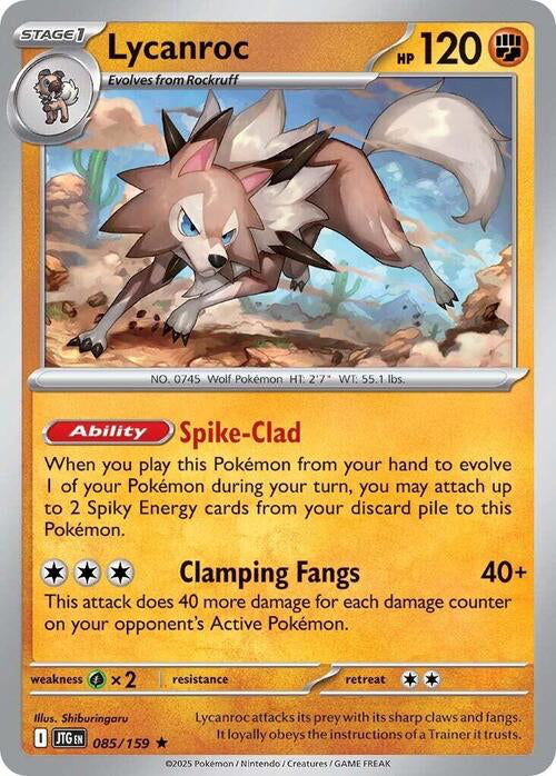 Journey Together Holo Lycanroc #85/159