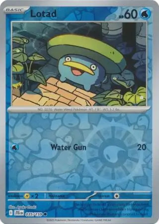 Journey Together Lotad #35/159 reverse holo