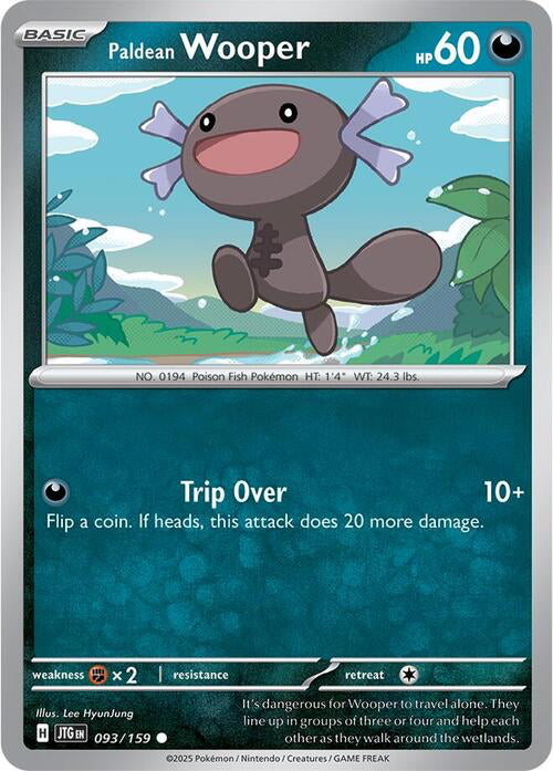 Journey Together Paldean Wooper #93/159