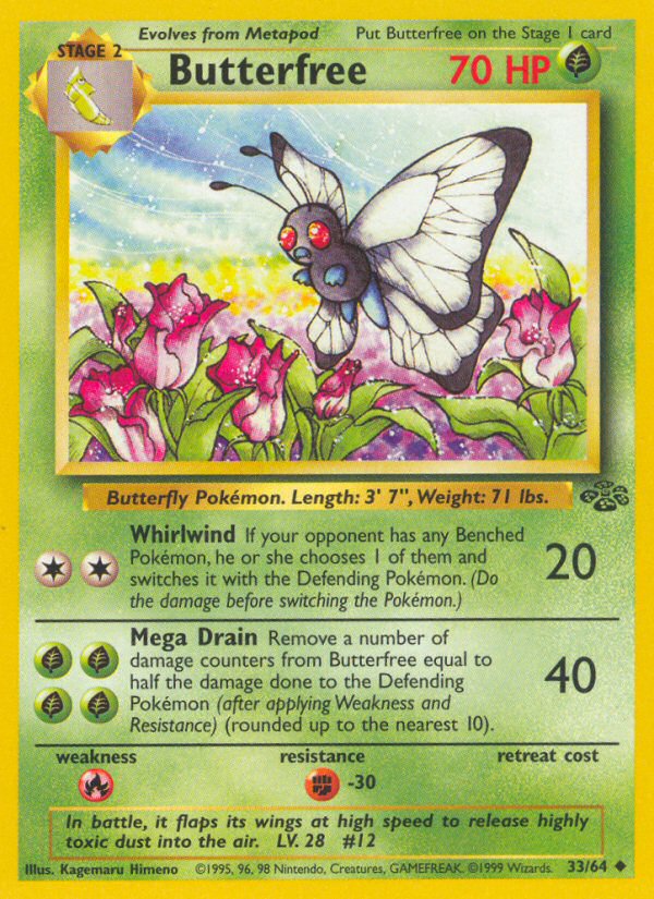 Jungle set Butterfree #33/64 unlimited