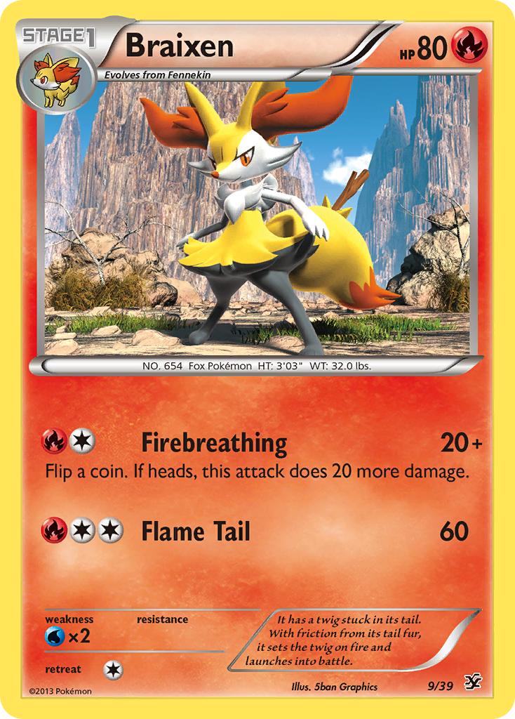Kalos Starter Set Braixen #9