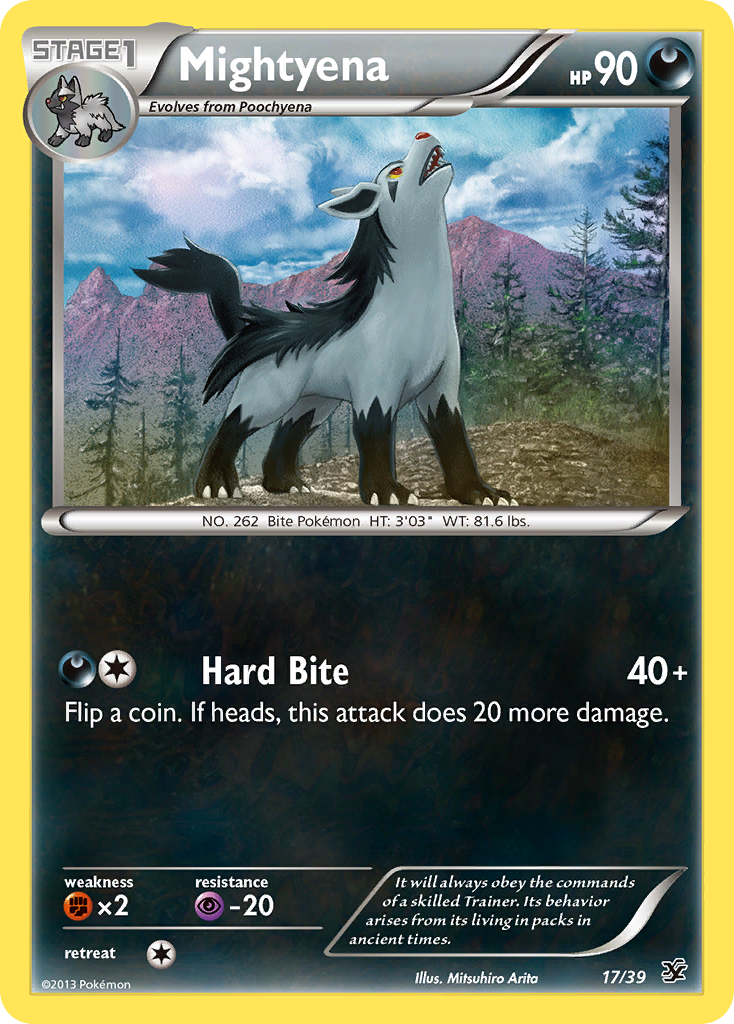 Kalos Starter Set Mightyena #17
