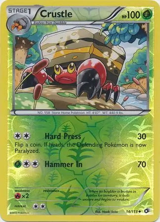 Legendary Treasures Crustle #14/113 reverse holo