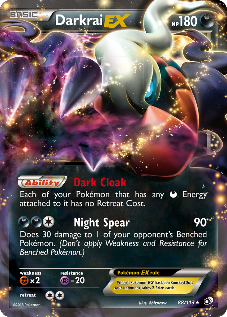 Legendary Treasures Darkrai EX #88/113
