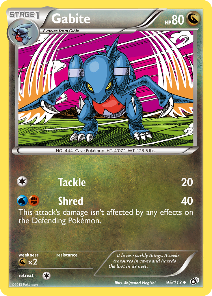 Legendary Treasures Gabite #95/113