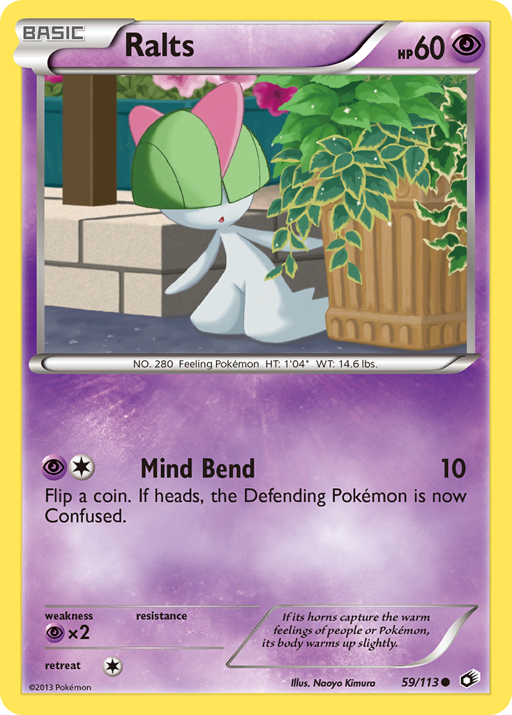 Legendary Treasures Ralts #59/113
