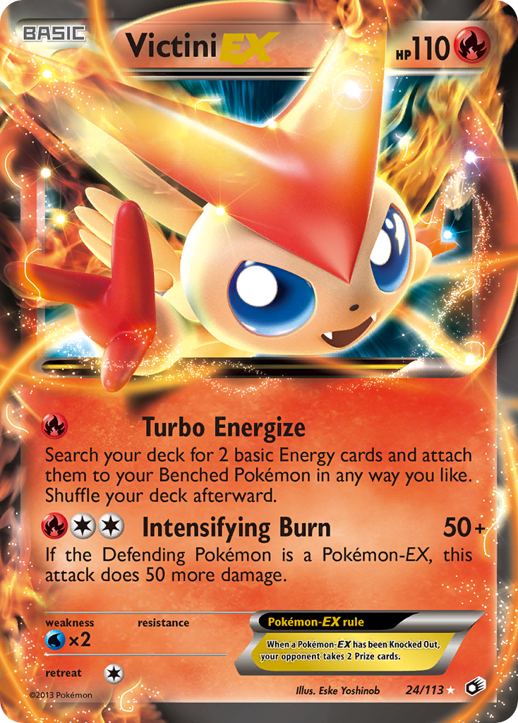 Legendary Treasures Victini EX #24/113