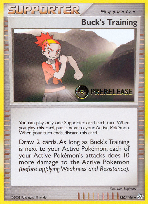 Legends Awakened Buck's Training #130 Prerelease Promo