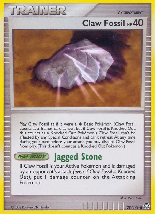 Legends Awakened Claw Fossil #138/146