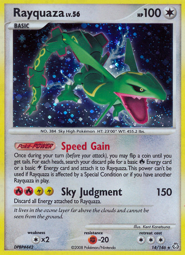 Legends Awakened Holo Rayquaza #14/146