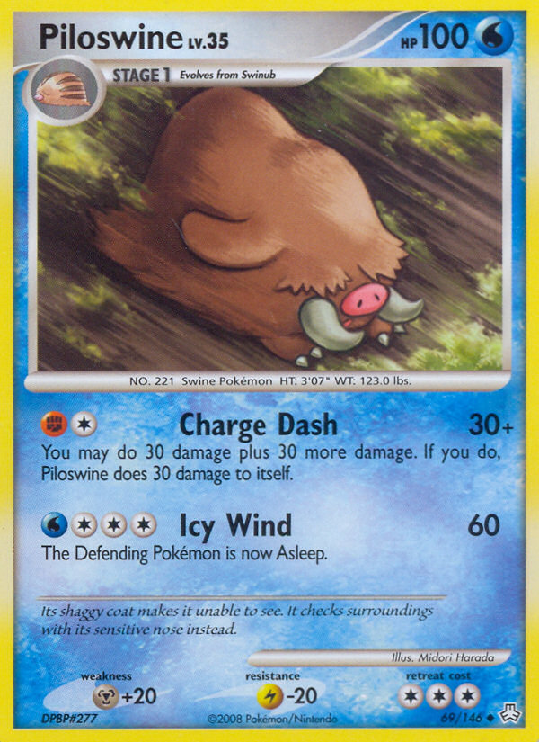 Legends Awakened Piloswine #69/146