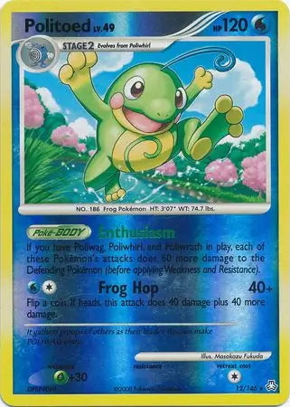 Legends Awakened Politoed #12/146 reverse holo
