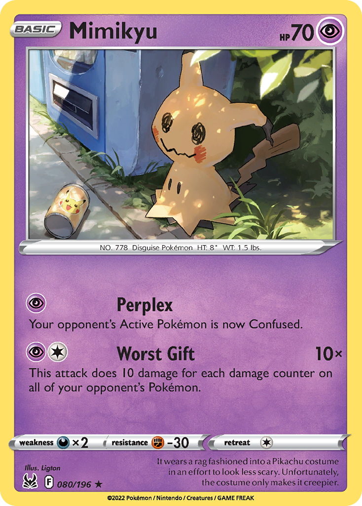 Lost Origin Mimikyu #80/196