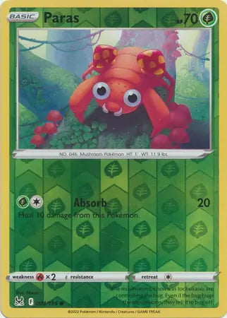 Lost Origin Paras #4/196 reverse holo