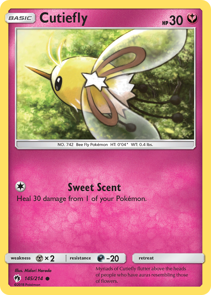 Lost Thunder Cutiefly #145/214