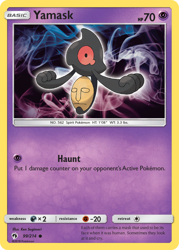 Lost Thunder Yamask #99/214