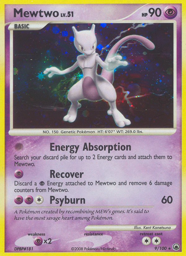 Majestic Dawn Holo Mewtwo #9/100