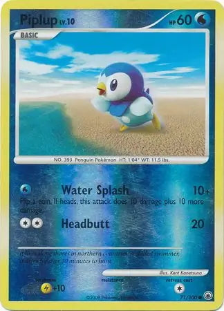 Majestic Dawn Piplup #71/100 reverse holo