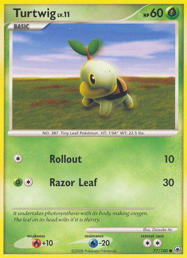 Majestic Dawn Turtwig #77/100