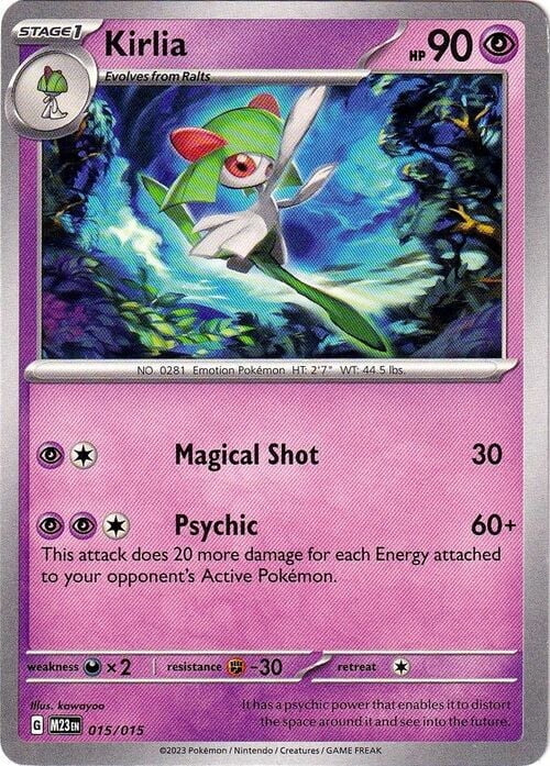 McDonald’s Match Battle 2023 Kirlia #15